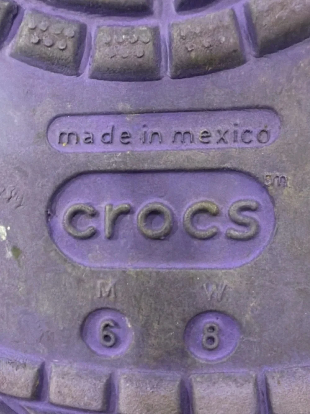 CROCS bright purple